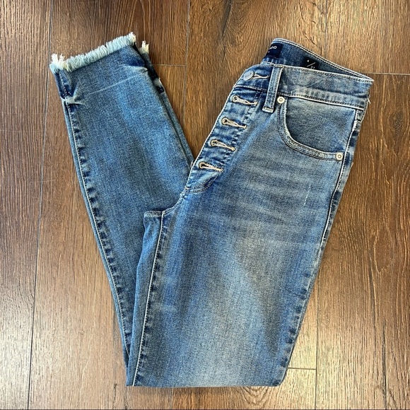 Lucky Brand high rise skinny Bridgette SZ 27/4 - Picture 1 of 5